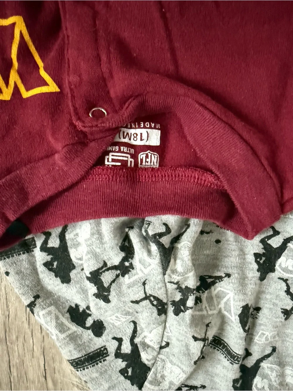 Washington Commanders - NFL Burgundy and Gold Baby Onesie Bundle